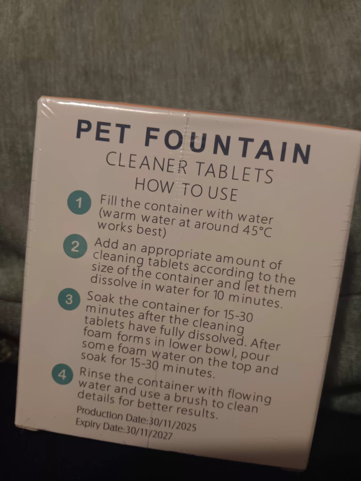36 Pack Pet Fountain Cleaning , Removes Stains & Mineral Residue from Pet Fou…