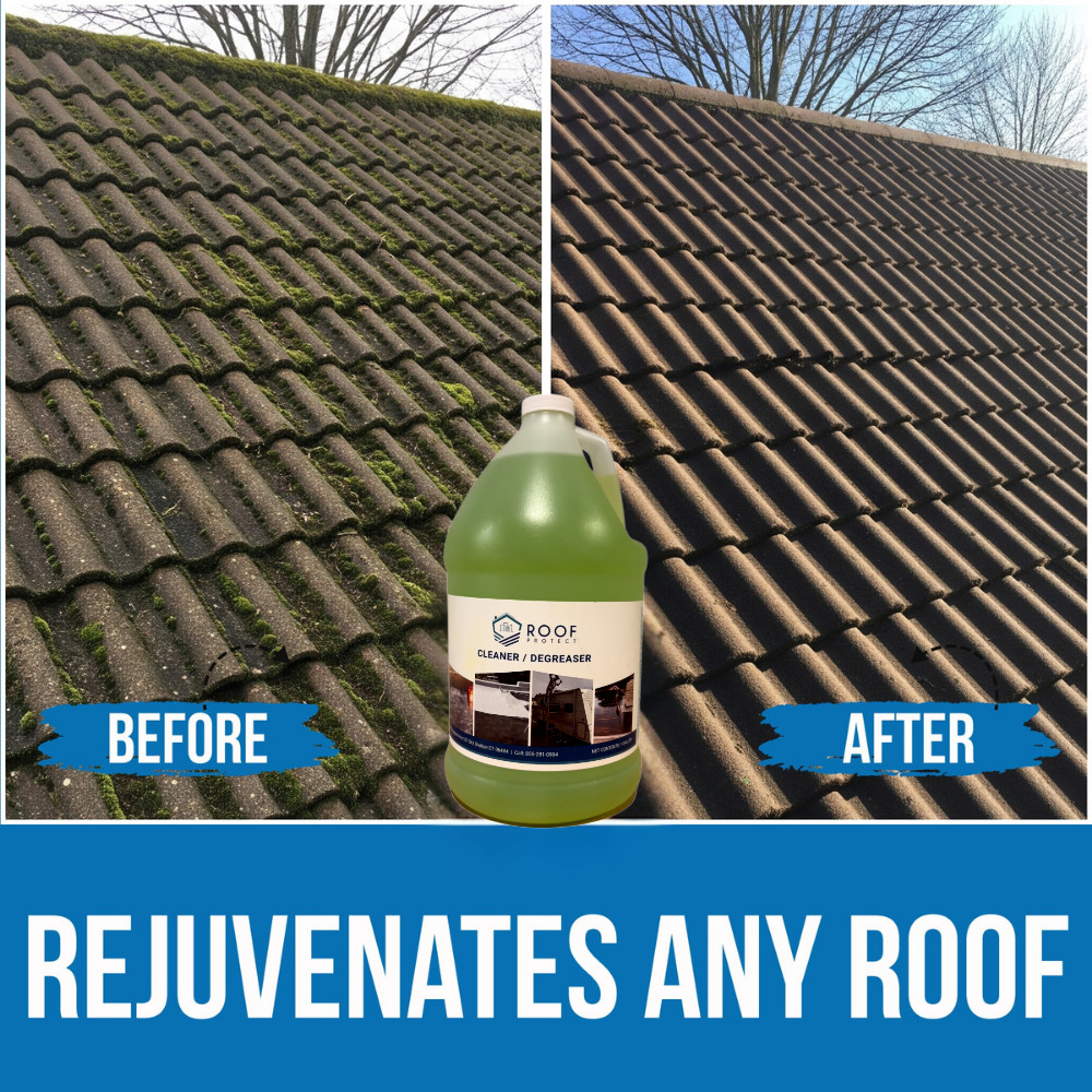 Roof Cleaner/Protector | 1-Gal Biodegradable Formula