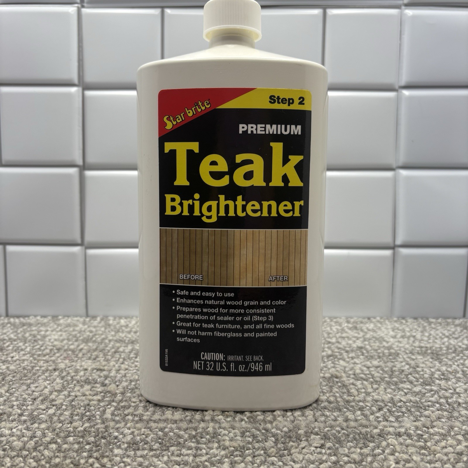 Star Brite Premium Teak WoodBrightener Step 2 32 Fl Oz