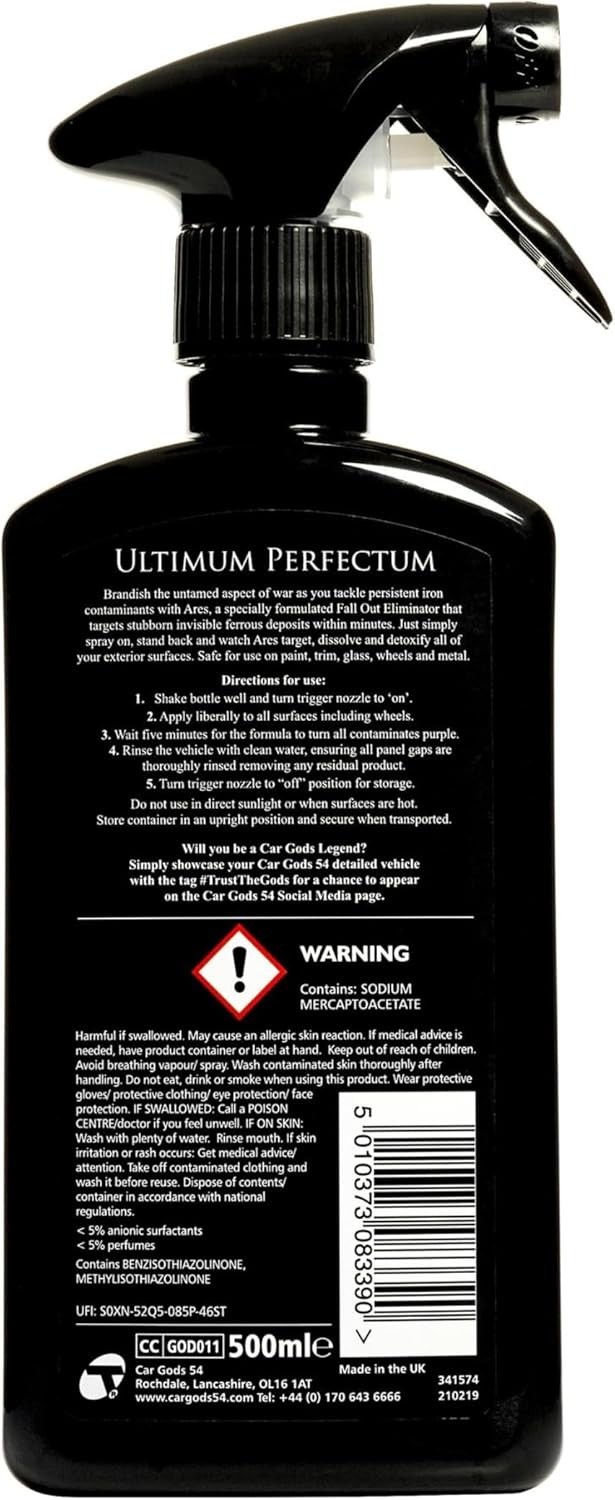 Color-Changing Iron Fall Out Remover – Safe for Paint, Metal, and Glass 17 fl oz
