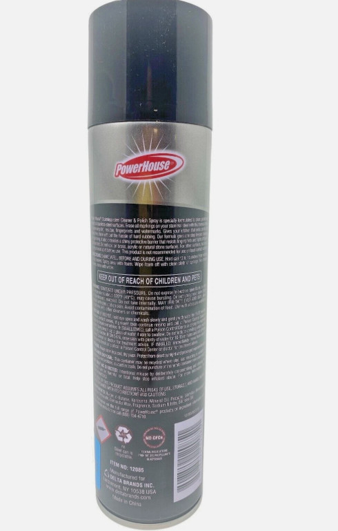 2pk -Stainless Steel Kitchen and Home Appliance Cleaner & Polish 8oz