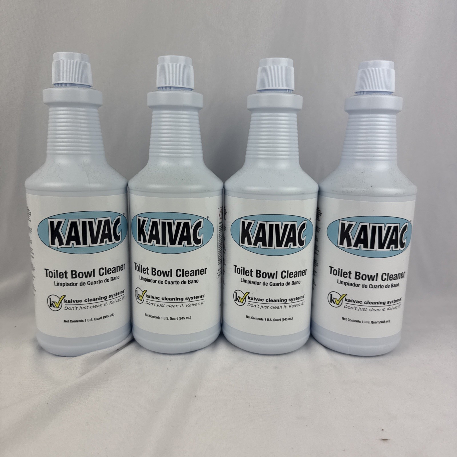 Lot Of 4 (1 Quart) Kaivac Toilet Bowl Cleaner
