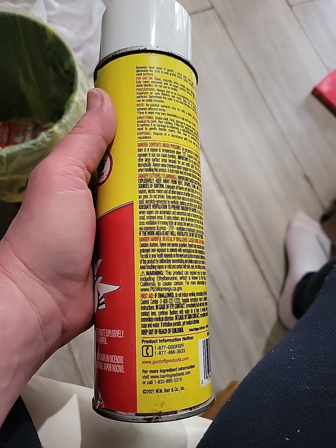 Goof Off Graffiti Remover 16oz