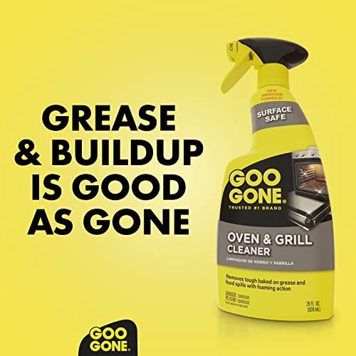 Oven and Grill Cleaner 28 oz Spray Foam Grease Remover Baked On Food Deposits