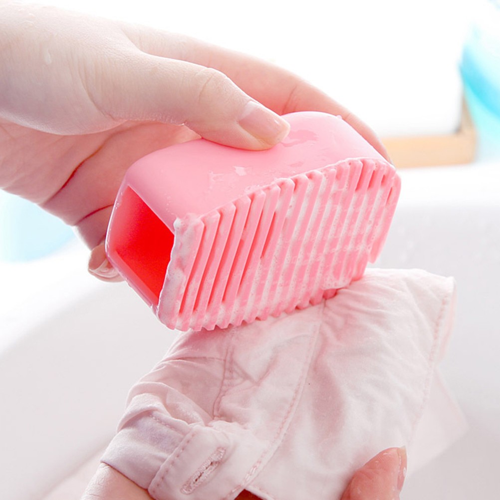 2Pcs Durable Scrubbing Brush Cleaner for Clothes Washing Assorted Colors