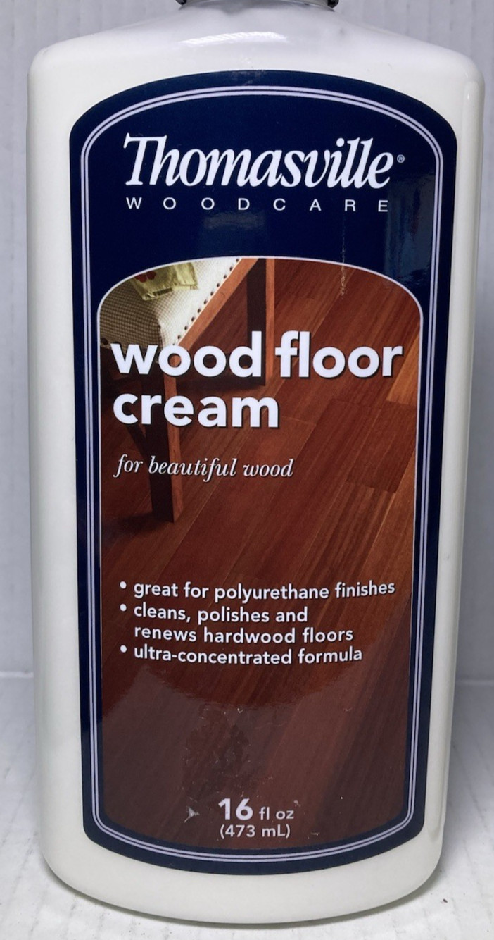 2 Pack Thomasville Wood Care Floor Cream 16 oz No Wax Silicone Discontinued