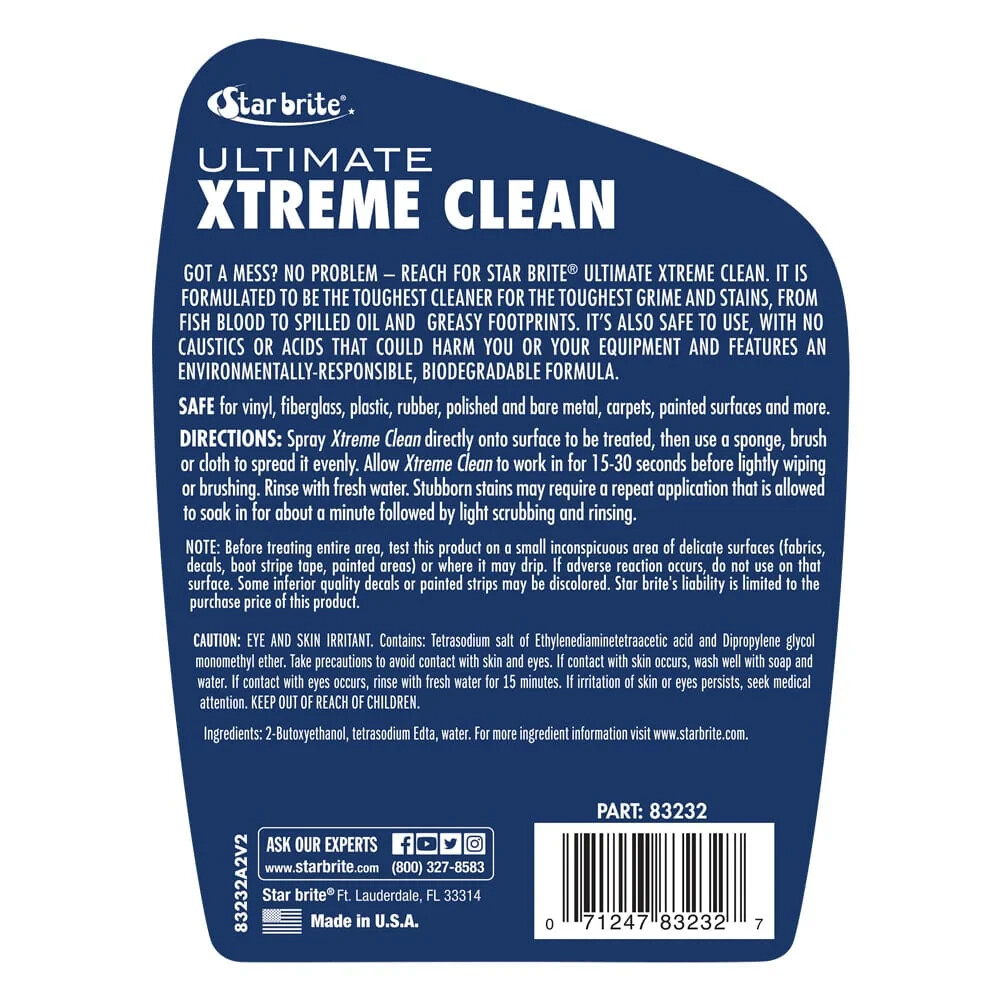 Star Brite 83222 Ultimate Xtreme Clean 32 oz, Boat New