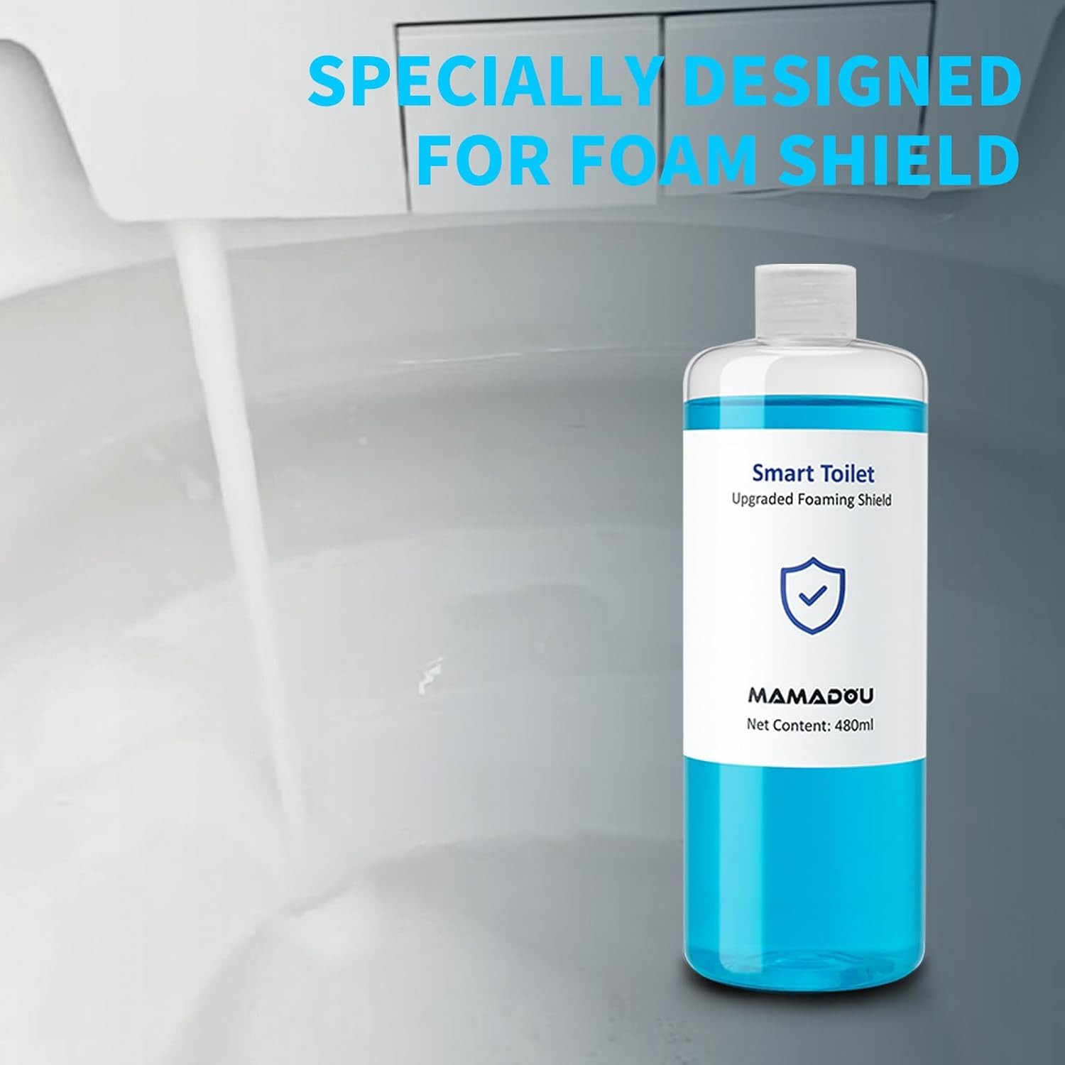 Smart Toilet Foaming Shield 480ml 4Pack For Toilet Bowl Cleaner Liquid Splash