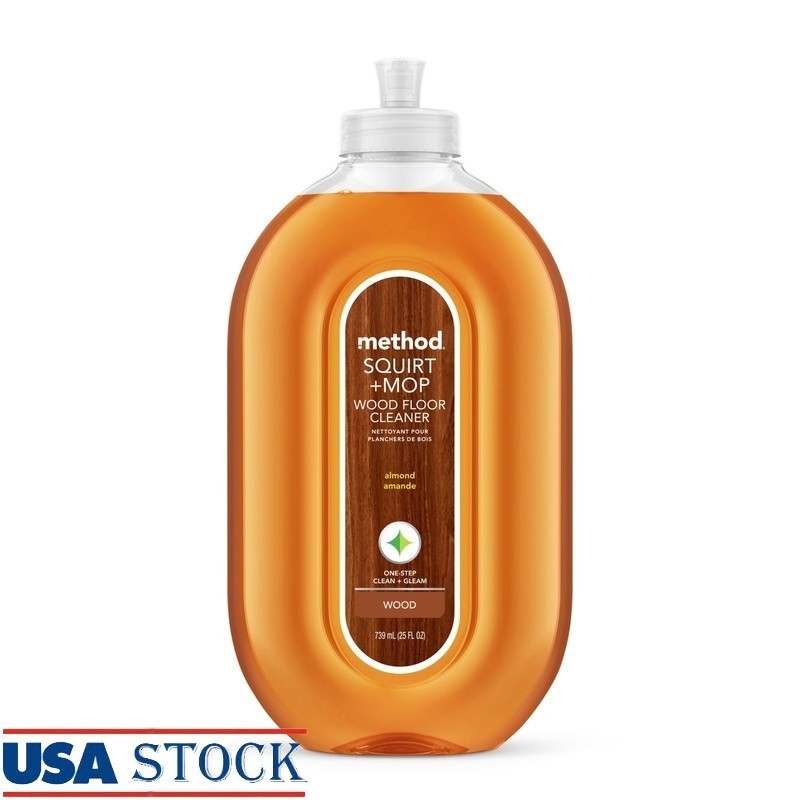Almond Scented Hardwood Floor Cleaner No Rinse Eco-Friendly Spray 25oz New