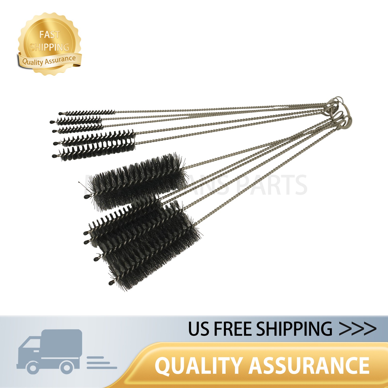 10PCS Set Nylon SmallLong Cleaning Straw Brush Cleaner Bottle Tube Pipe US