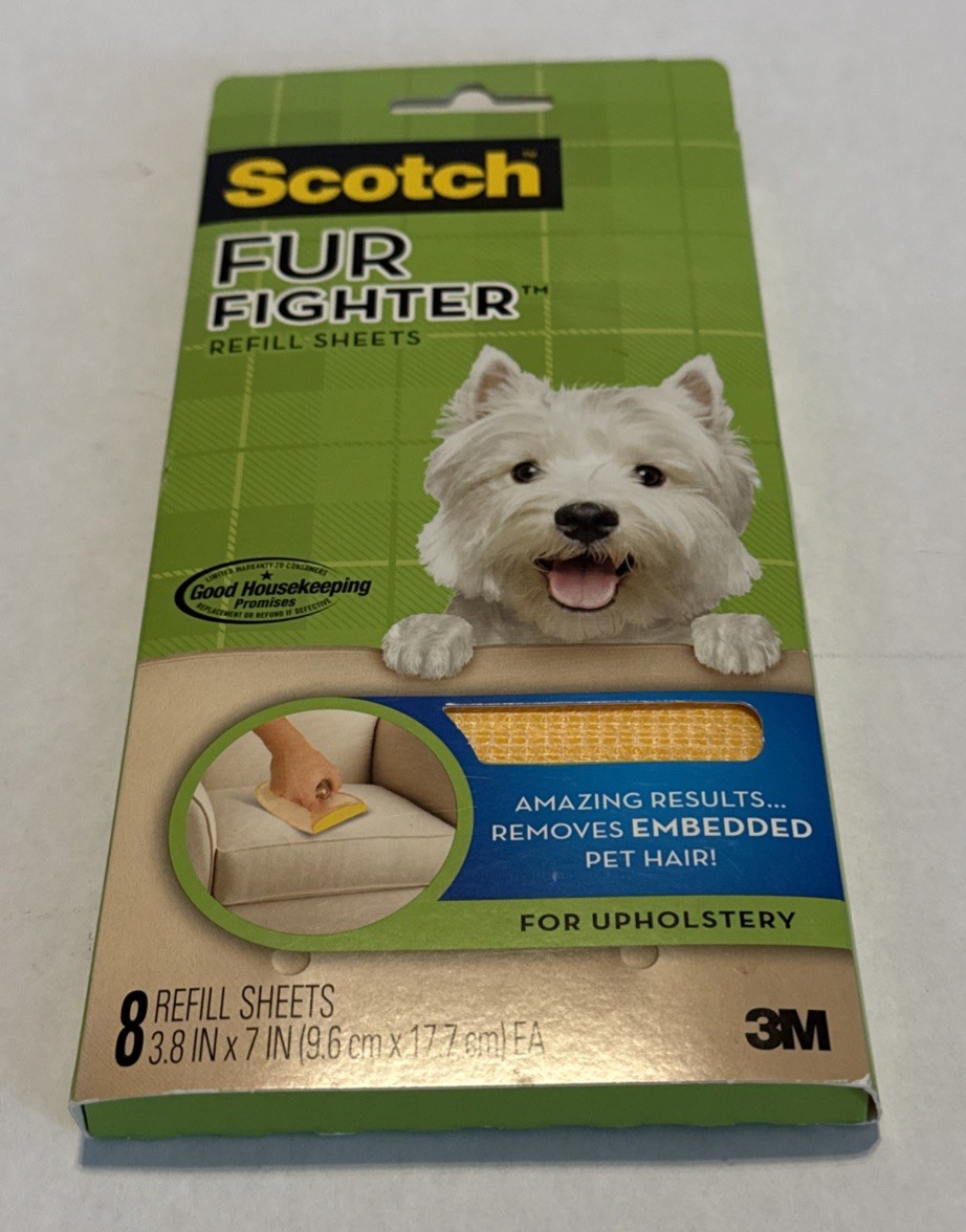 Scotch-Brite 849RF-8 Pet Hair Remover Refill Sheet 849RF-8SB 8 Count + Extra