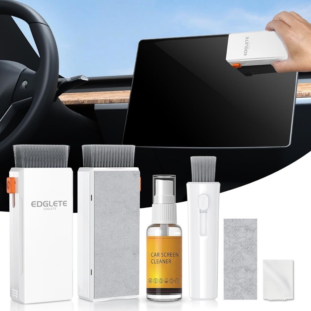 Car Screen Cleaner Spray and Wipe, Car Interior Cleaner Detailing Kit Screen