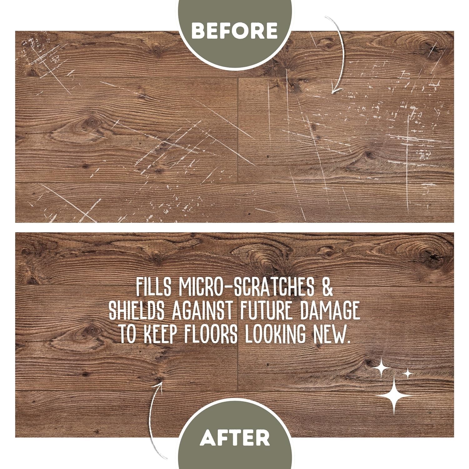 Quick Shine Hardwood Floor Luster Polish 27oz Carnauba PFAS-Free EPA Safer Choic