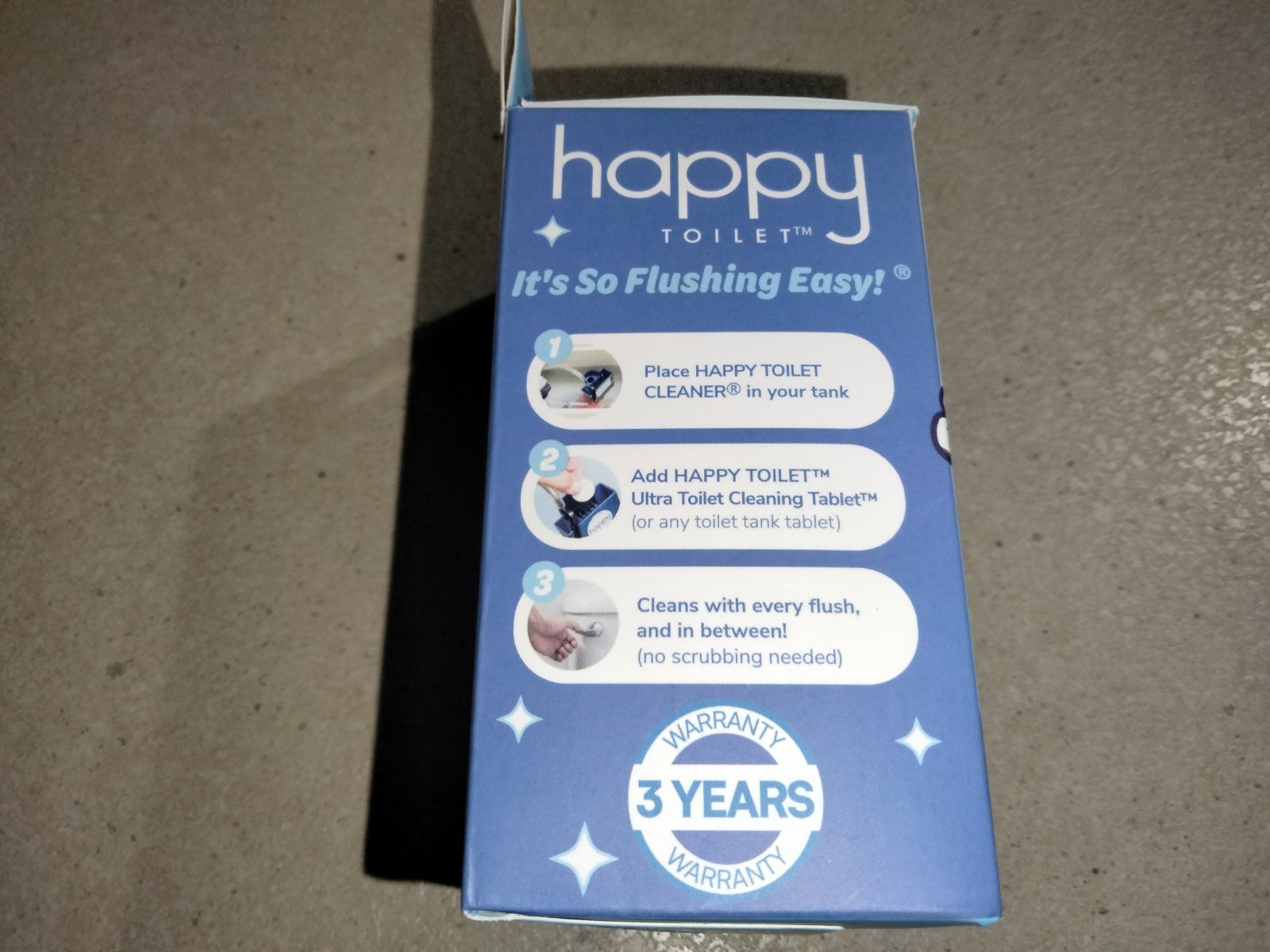 1 Pack Happy Self-Cleaning Toilet System Easy Install Toilet Tablet Holder