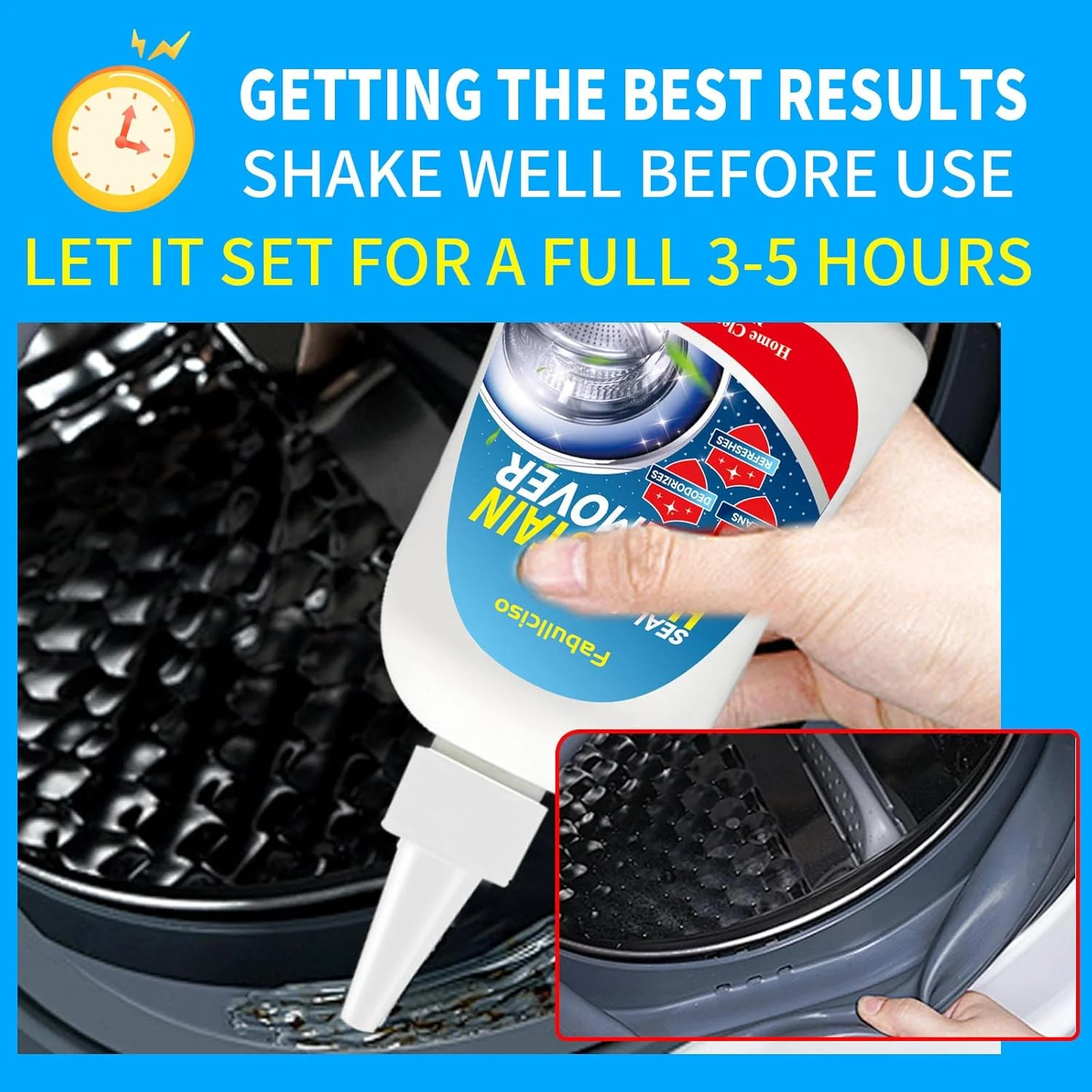 Home Stain Remover Gel – Stubborn Stain Cleaner No Harsh Scrubbing Required (Fro