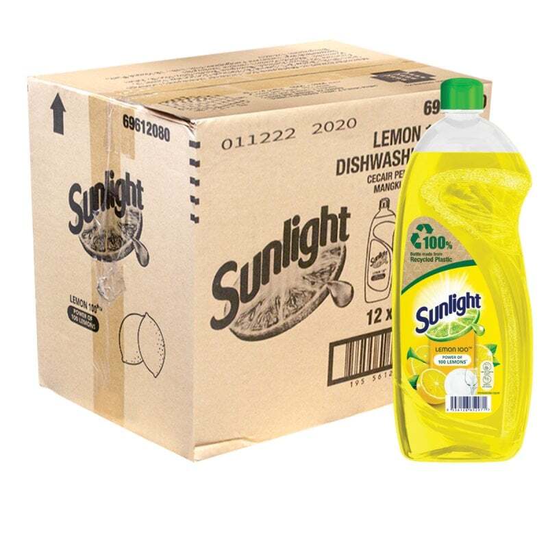 Sunlight Dishwash Liquid Instant Degreasing Tech 800ml Variant – 12 Bottles