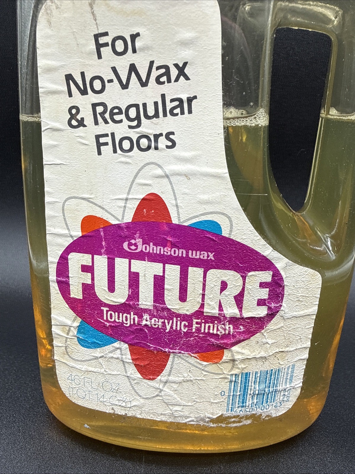 Vintage Future No Wax Floor Shine 1980 SE Johnson 46 oz ~75% full