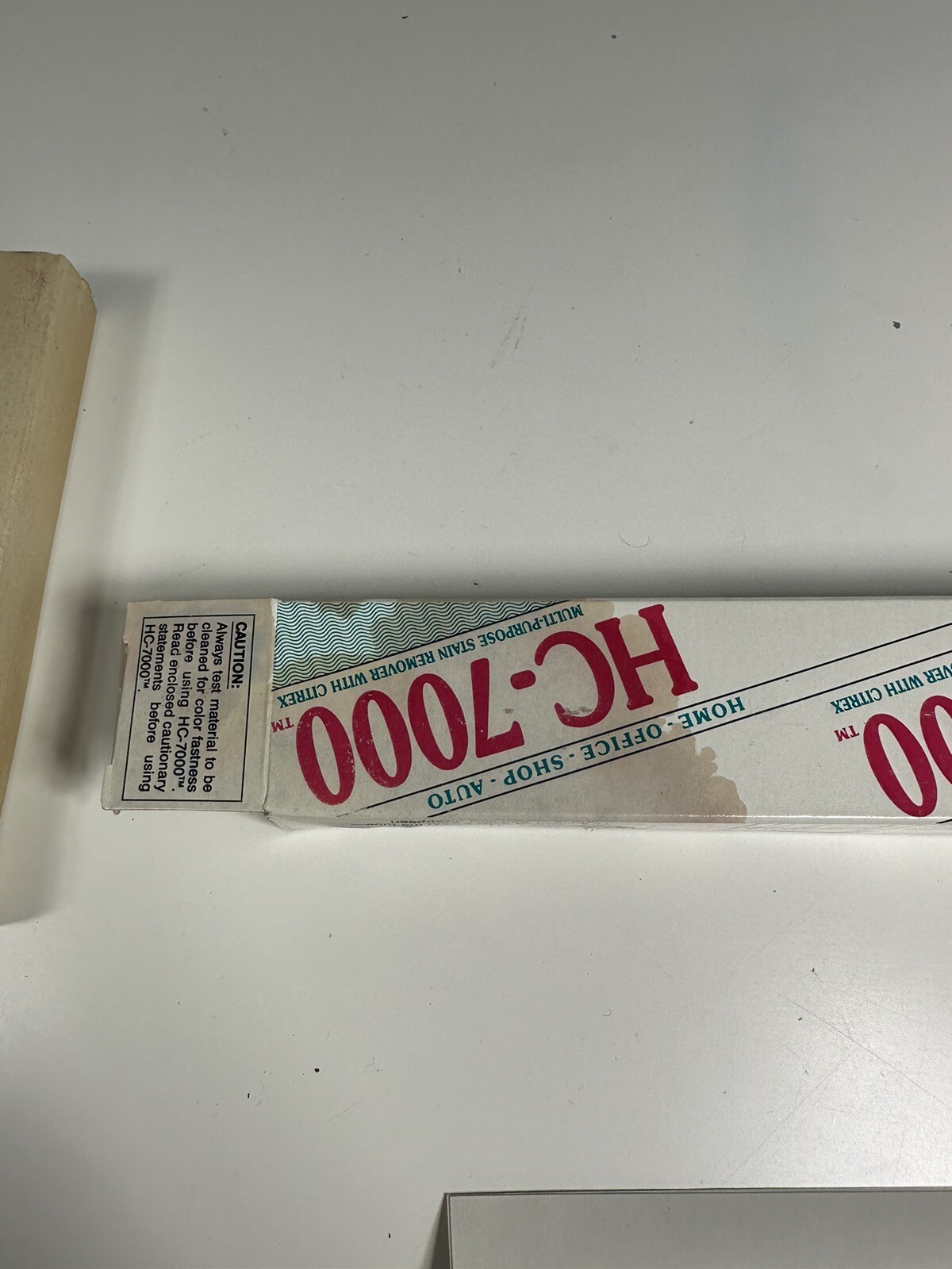 Vintage HC-7000 Universal Cleaner 3.5 oz Sealed New Old Stock Box Paper Sealed