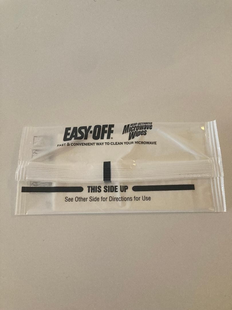 Easy-Off Microwave Wipes Classic Empty Box with Bonus!!