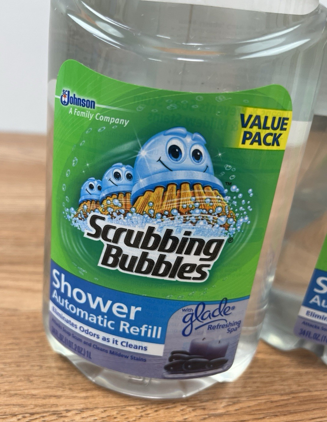 Lot of 3 Scrubbing Bubbles Automatic Shower Refills 34oz Refreshing Spa NEW