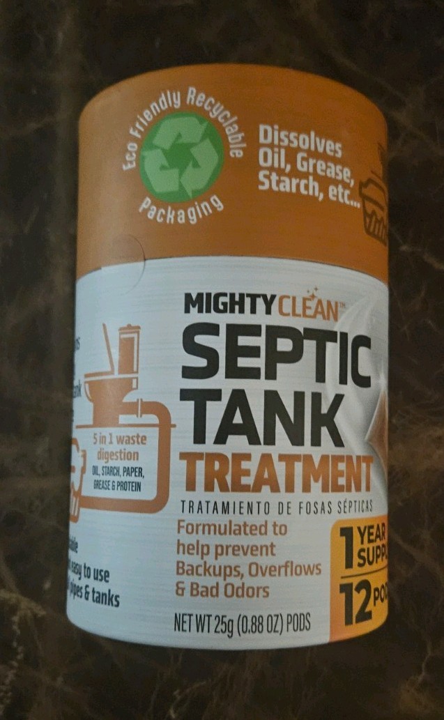 Septic Tank Treatment – 12 Pods 1 Year Supply – RV Toilet Treatment – Dissolvab