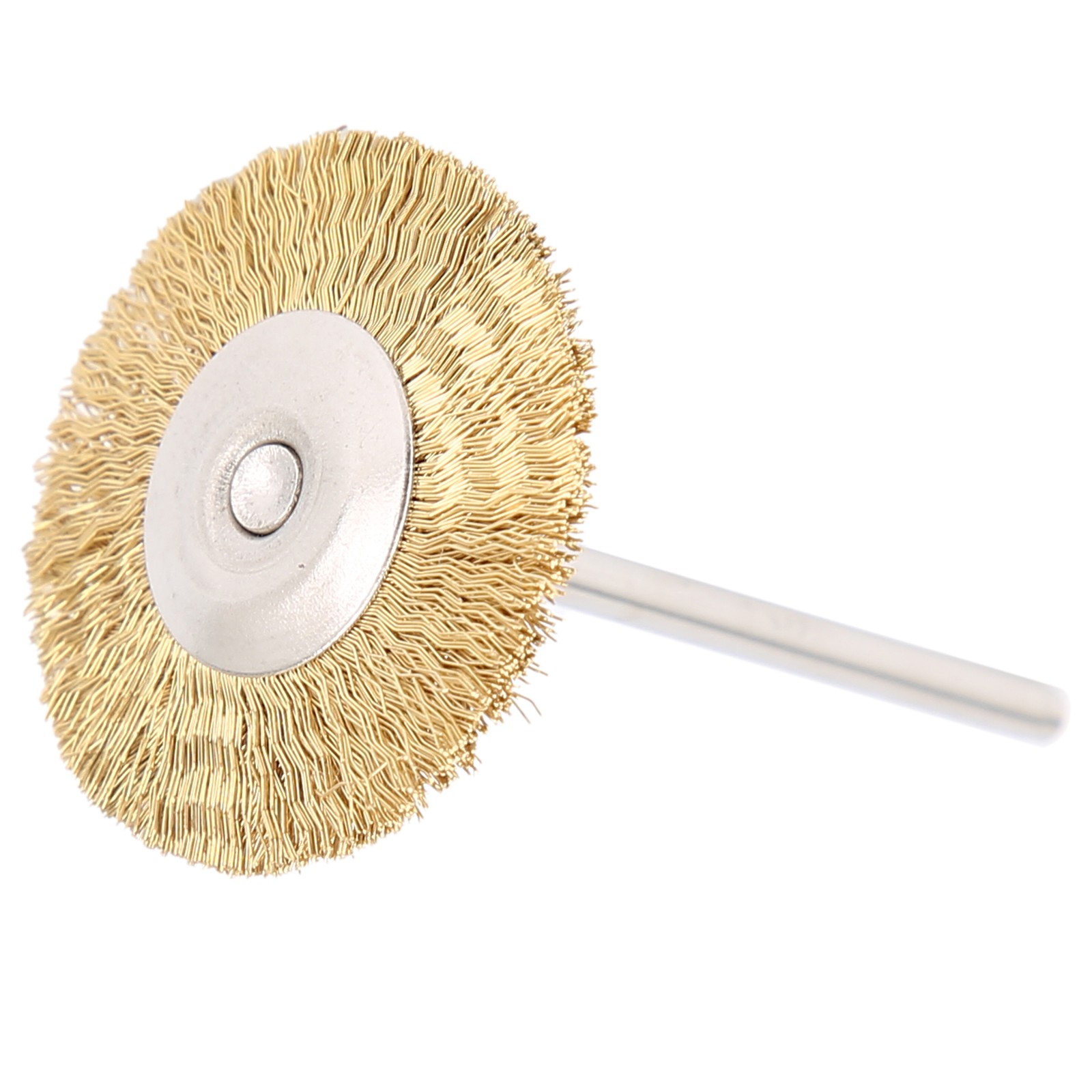 T Shaped Nail Drill Bit Cleaning Brush Brass Wire Grinding Head Cleaner Brush
