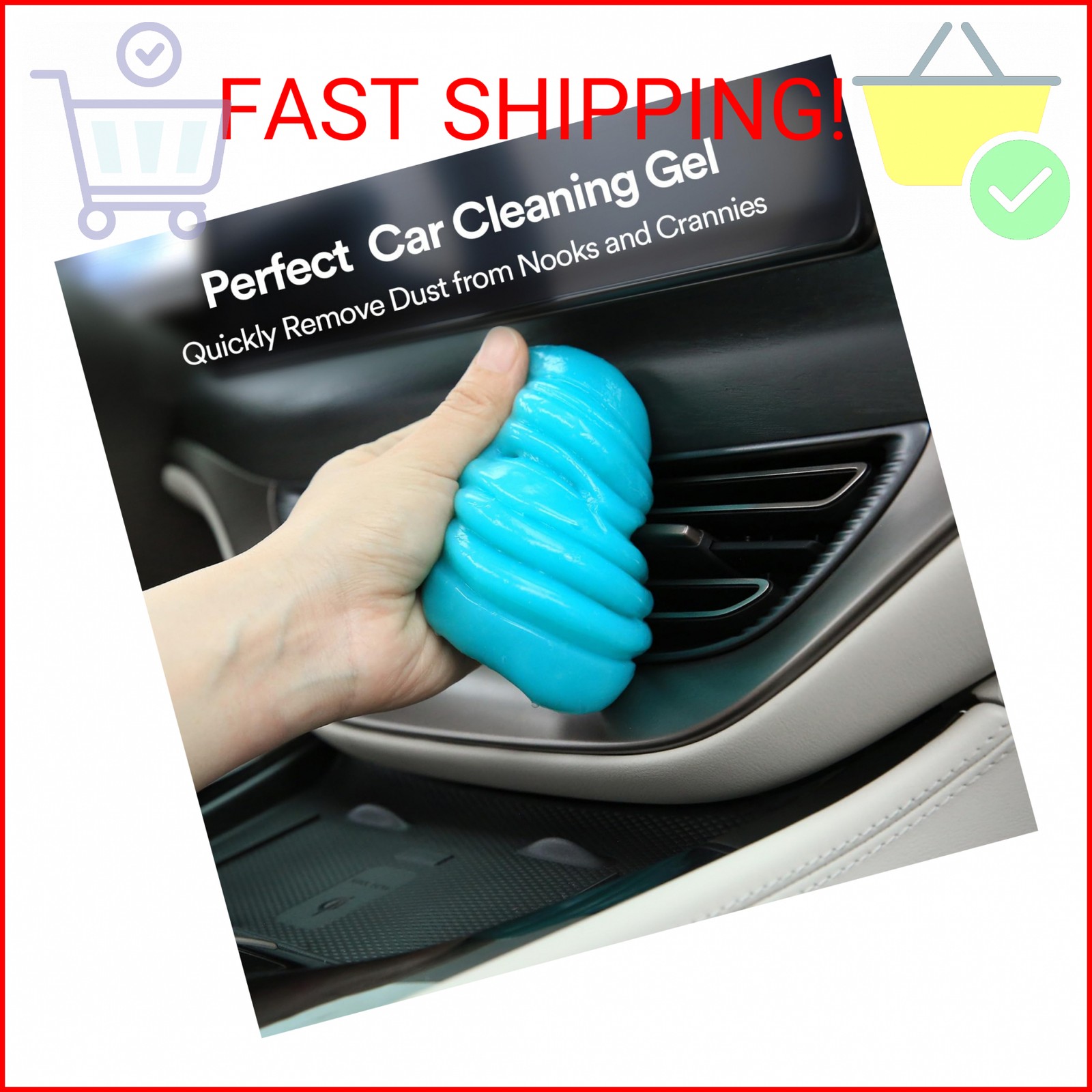 PULIDIKI Car Cleaning Gel Car Clean Putty, Universal Car Interior Cleaner Slime,