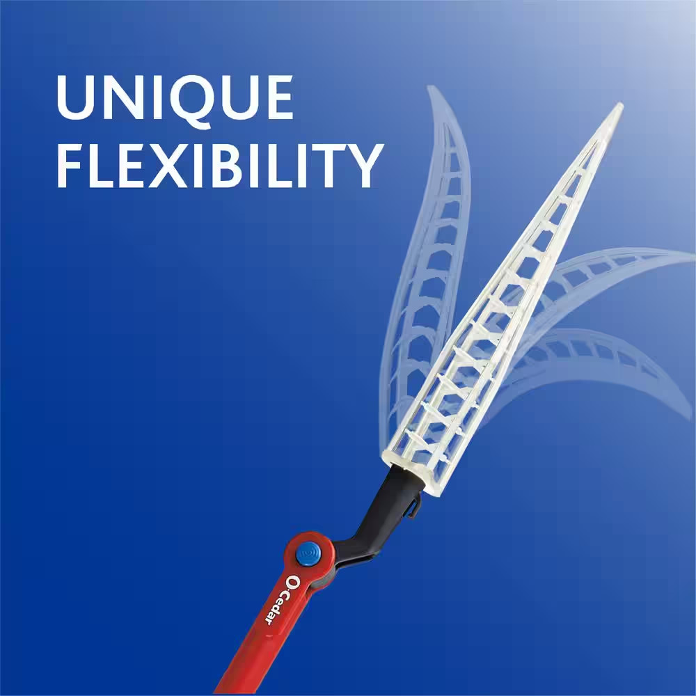 Flex and Catch Heavy Duty Dusting Kit with Stay-On Duster Hook, 5-Duster Refills