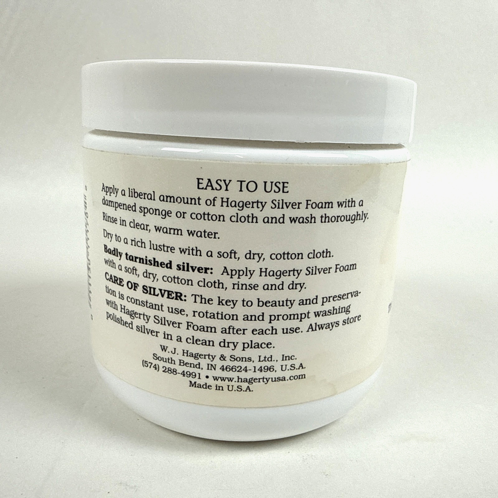 Hagerty Silver Foam Extra Mild Polish for Sterling, Silverplate or Gold READ