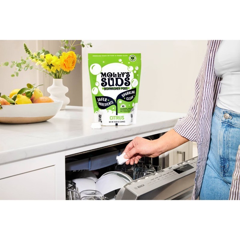 Dishwasher Detergent Pods – Citrus – 45ct: Dye-Free, Paraben-Free