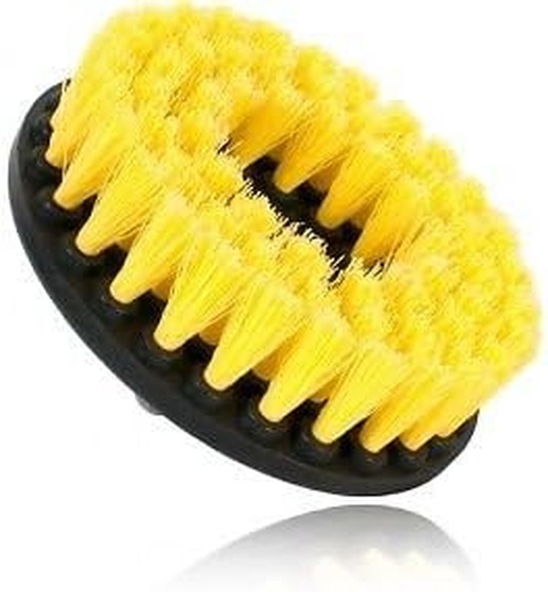 3pc Carpet Mat 5 Round Brush w/Power Drill Attachment Car Care & Detailing Tool