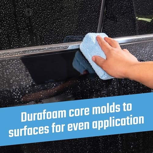 Premium Grade Microfiber Applicator Pads – Ultra-Soft Foam Core, Safe for