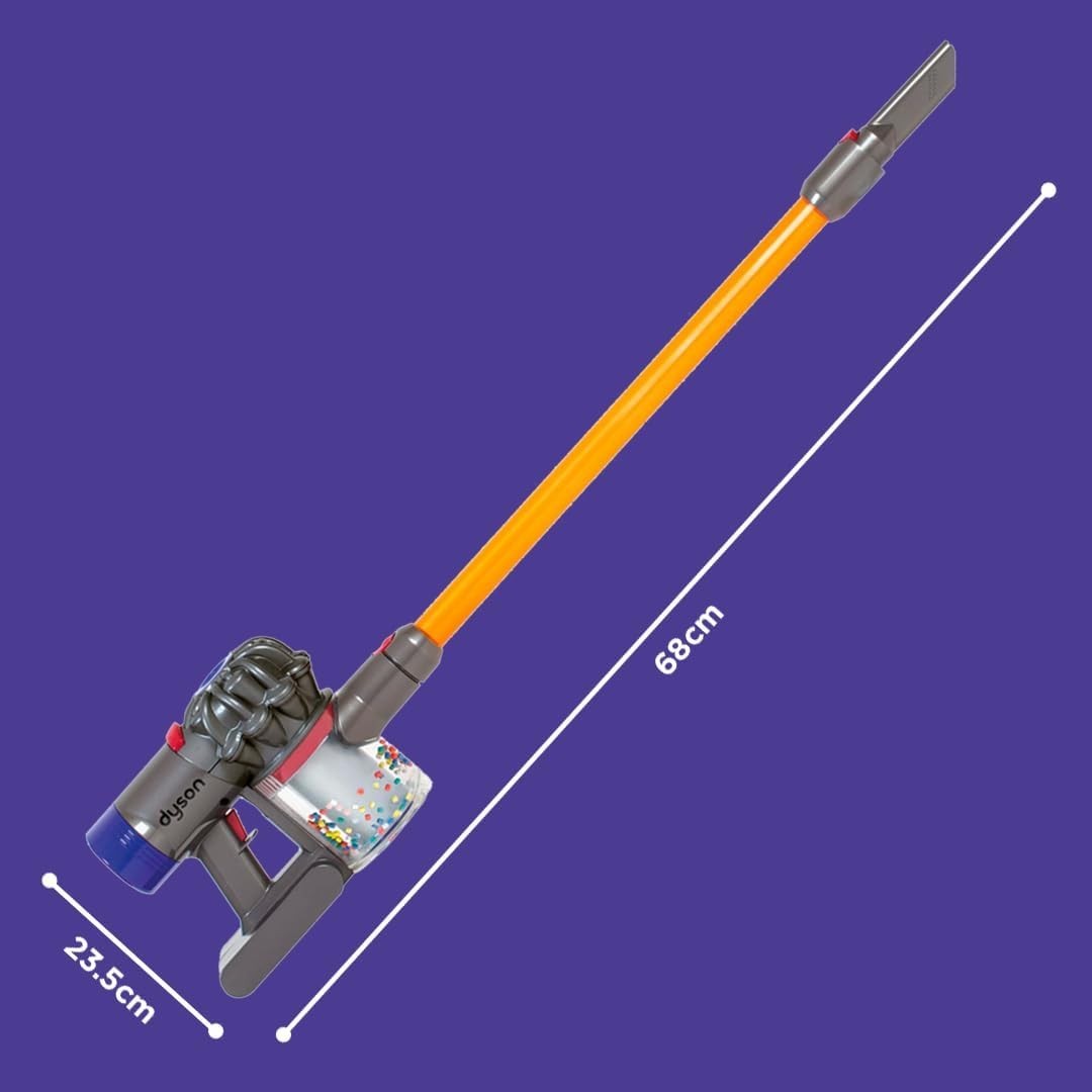 Toy Dyson Cordless Vacuum Realistic Role-Play for Children Aged 3 Plus Purple