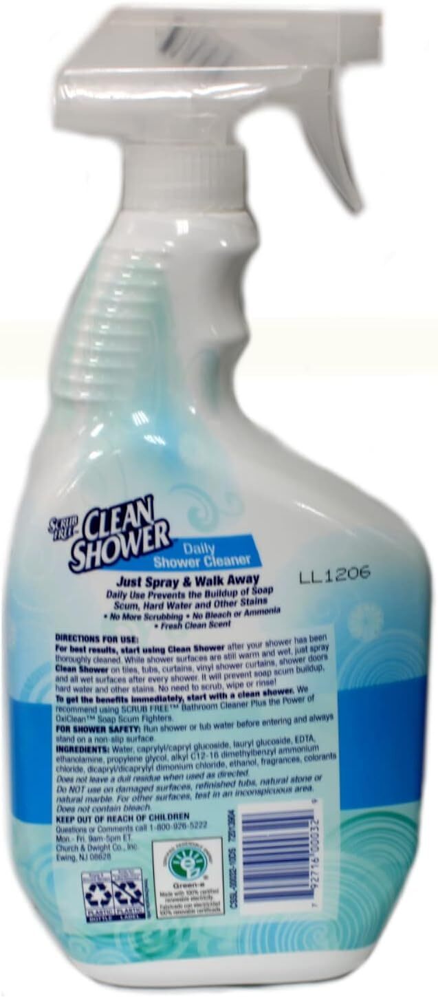 32 Fl Oz Pack of 2 Cleaning Agent Soap Scum Remover Fresh Clean Scent