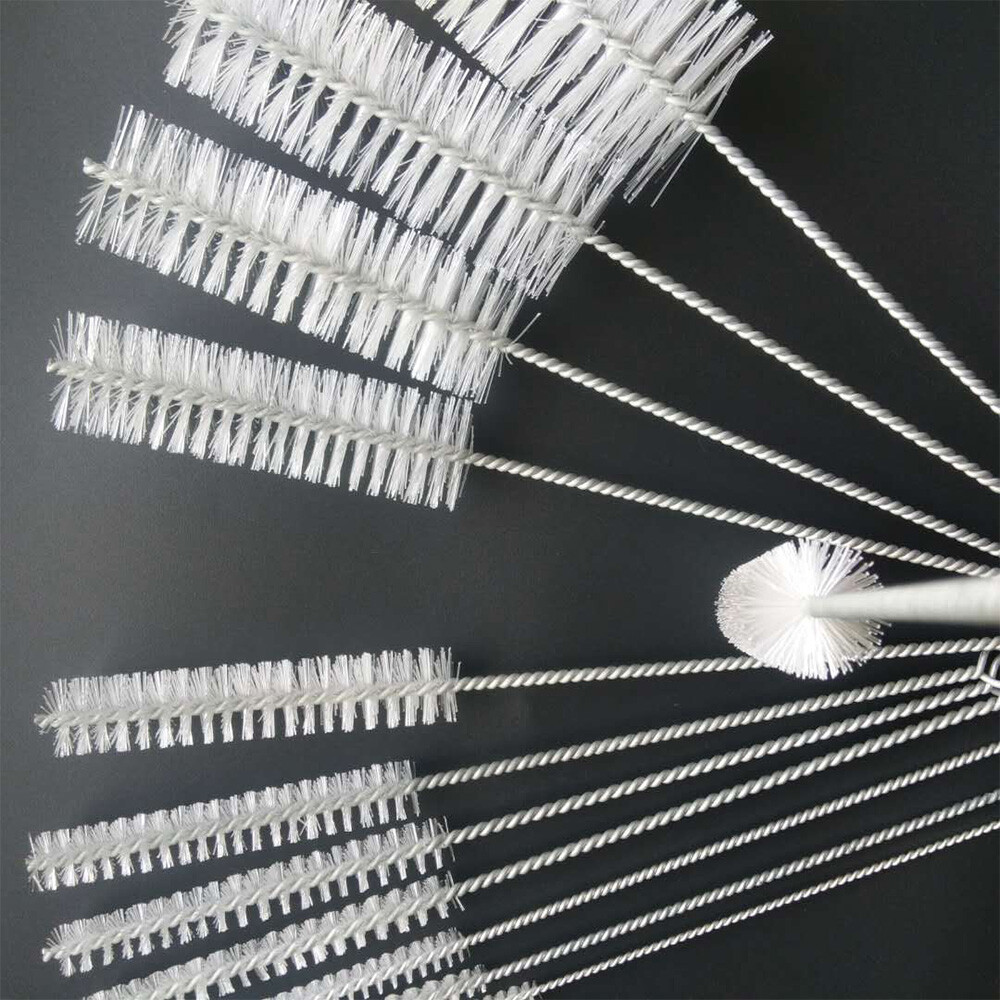 1-10PCS Nylon Straw Cleaner Cleaning Brush Small Long Handle Inner Hole Brushes