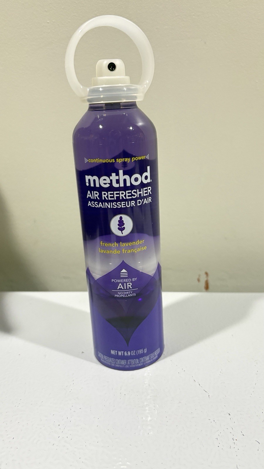 Vintage Method Air Refresher French Lavender 6.9oz Powered by Air Discontinued