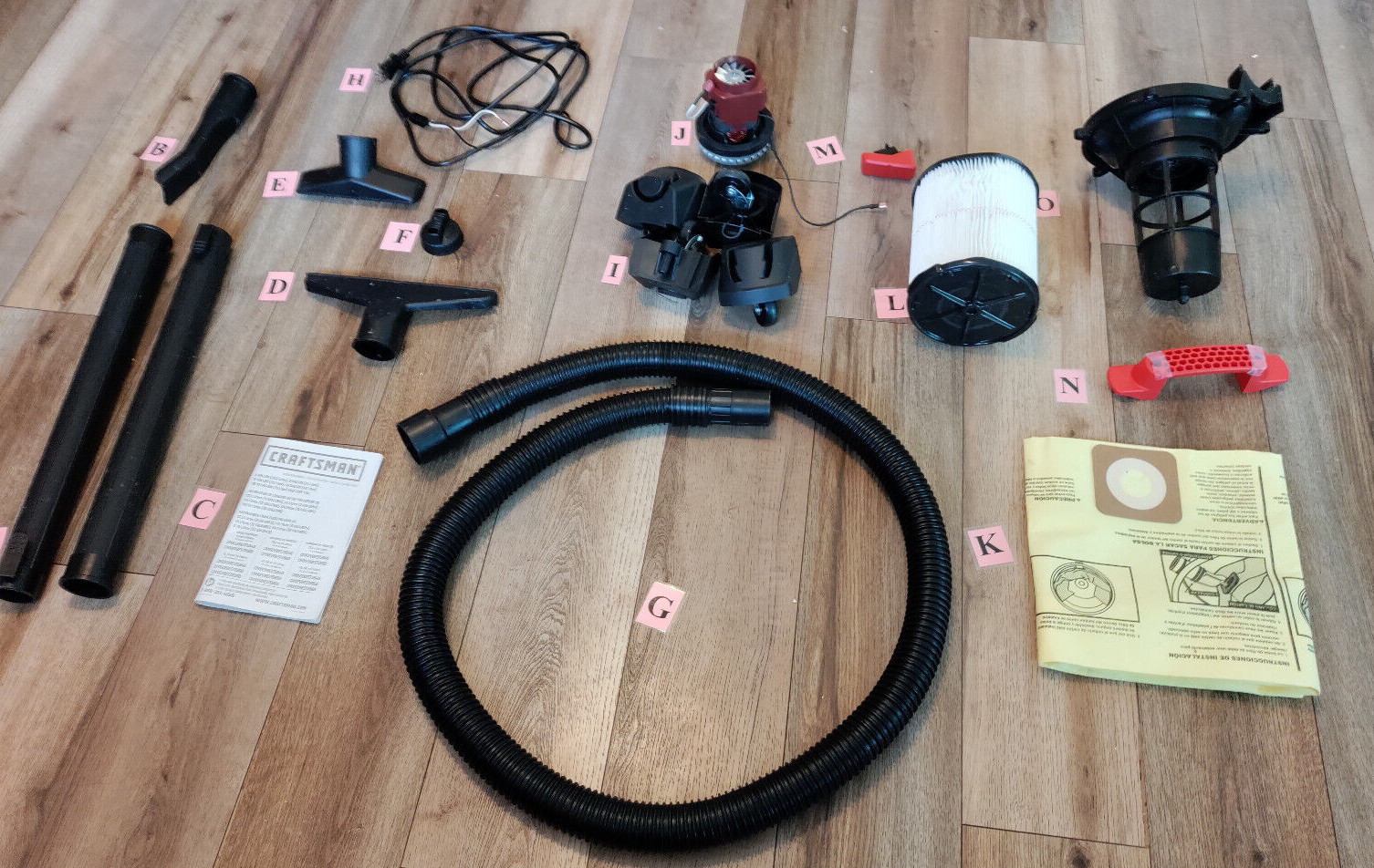 Parts for CRAFTSMAN CMXEVBE17590 9 Gallon 4.25 Peak HP Wet/Dry Vac (L)