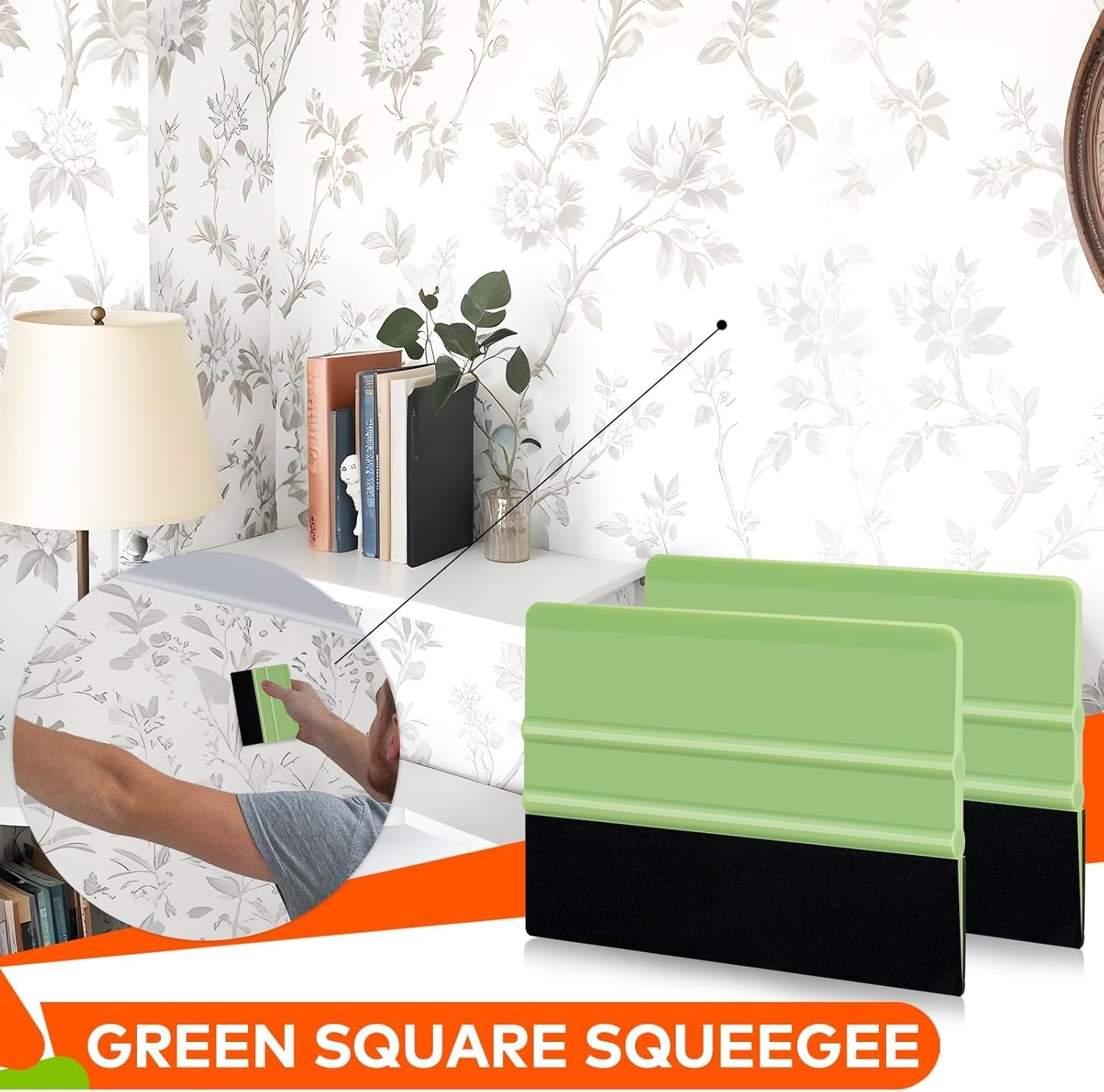 Eco-Friendly Felt Edge Vinyl Squeegee – Complete Craft Tool Kit (2-Pack)