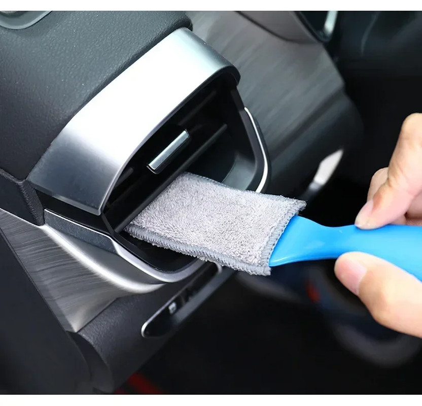 1Pcs Car Cleaning Tools Air Conditioning Air Outlet Clean Dust Removal Soft Brus