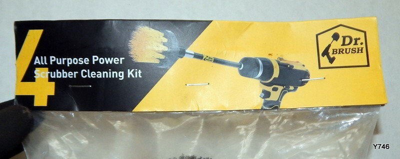 Holikme 4 Pack All Purpose Power Scrubber Drill Brush Kit