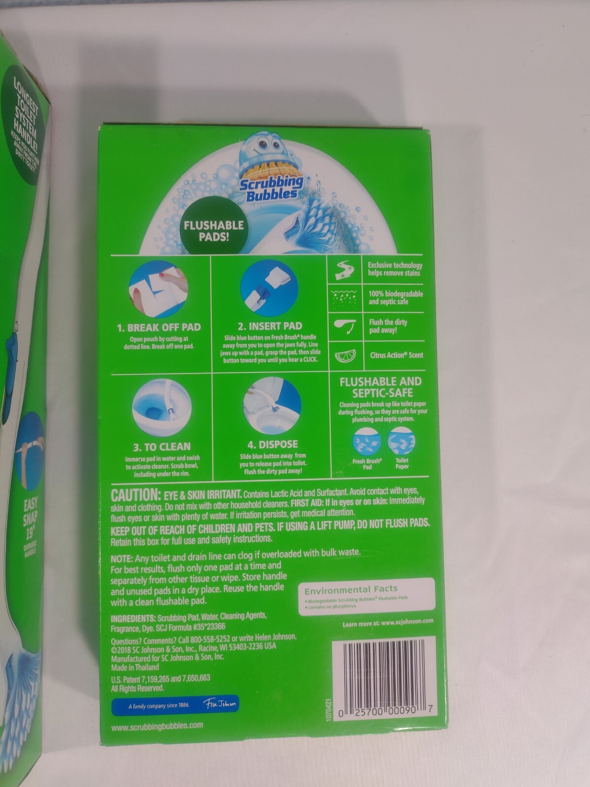 Scrubbing bubbles fresh brush starter kit W/ 10ct Refill Citrus Scent