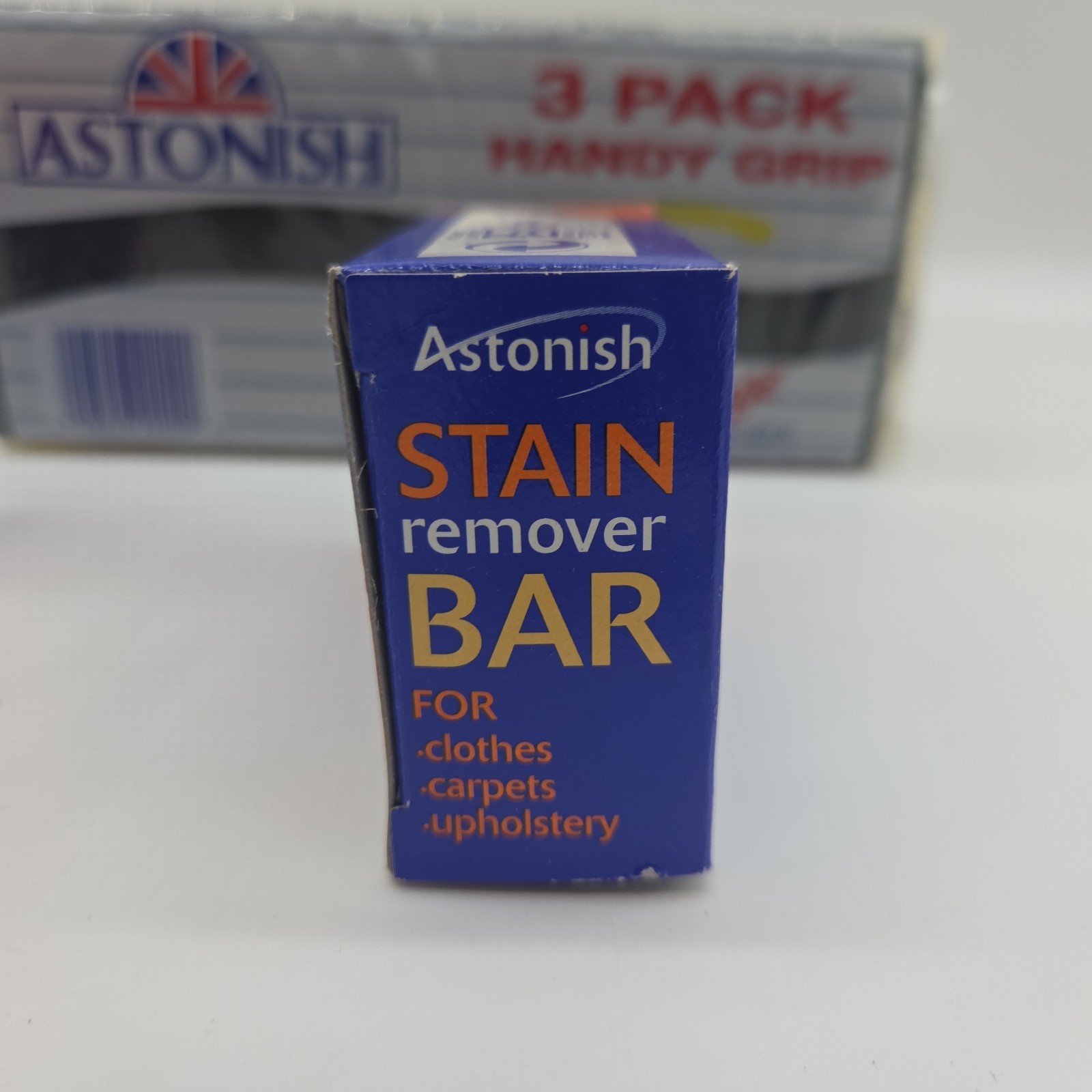 NEW Astonish Stain Remover Bar Stick And Sponges Upholstery Clothes Cleaning