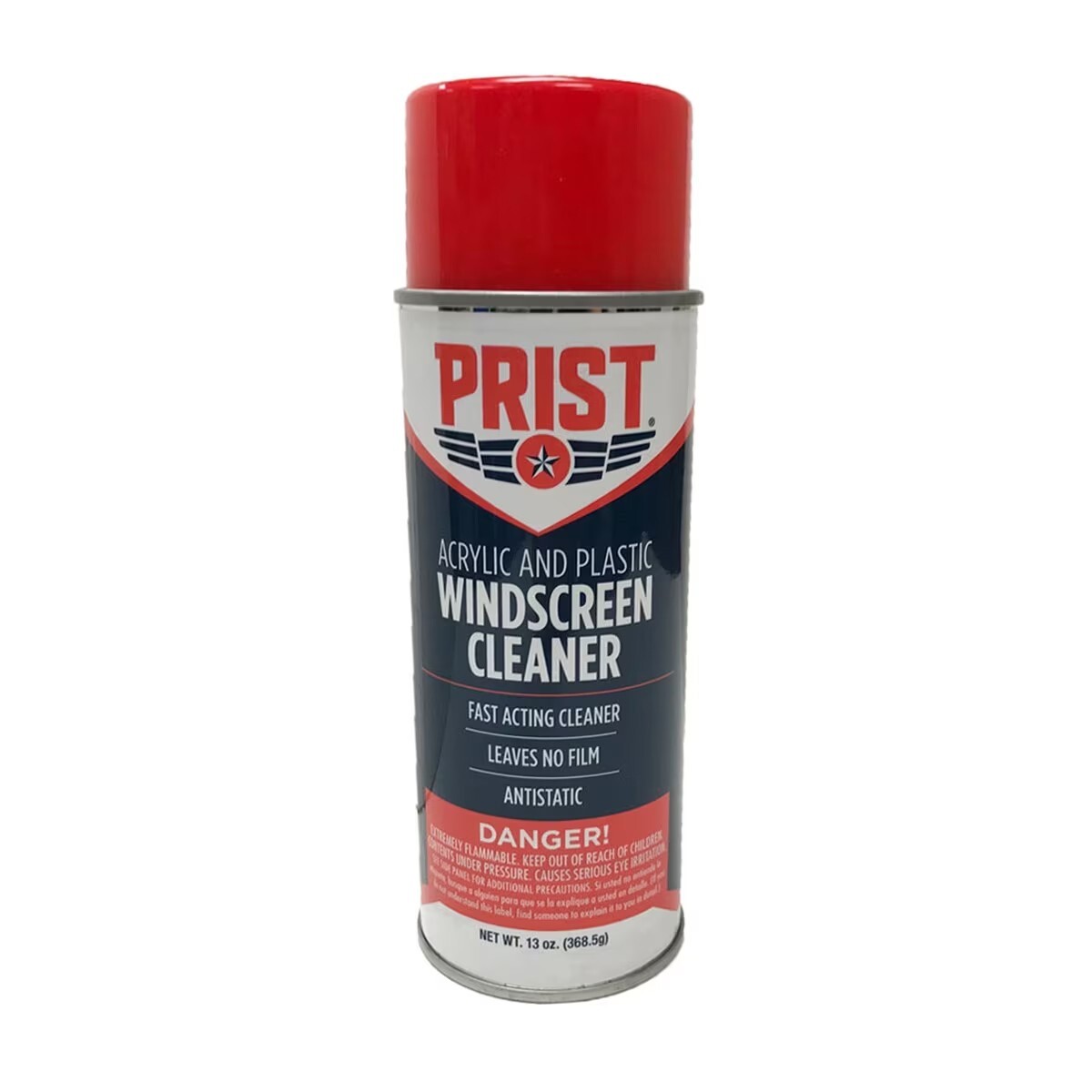 PRIST Acrylic Plastic & Glass Cleaner, 13 oz Aerosol Can (Alternative to Plexus)