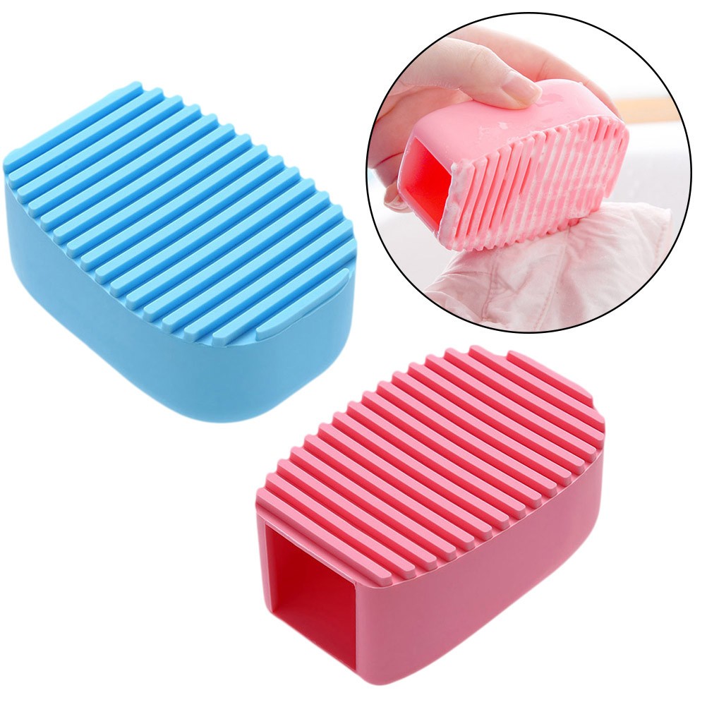 2Pcs Durable Scrubbing Brush Cleaner for Clothes Washing Assorted Colors