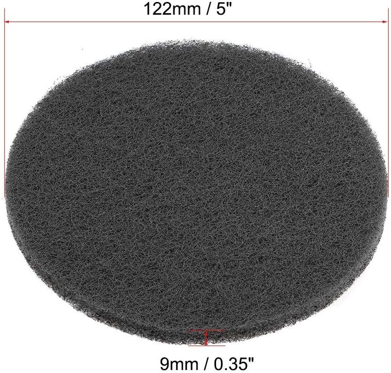 5 Inch 800 Grit 25PCS Drill Power Brush Tile Scrubber Scouring Pad Cleaning Tool