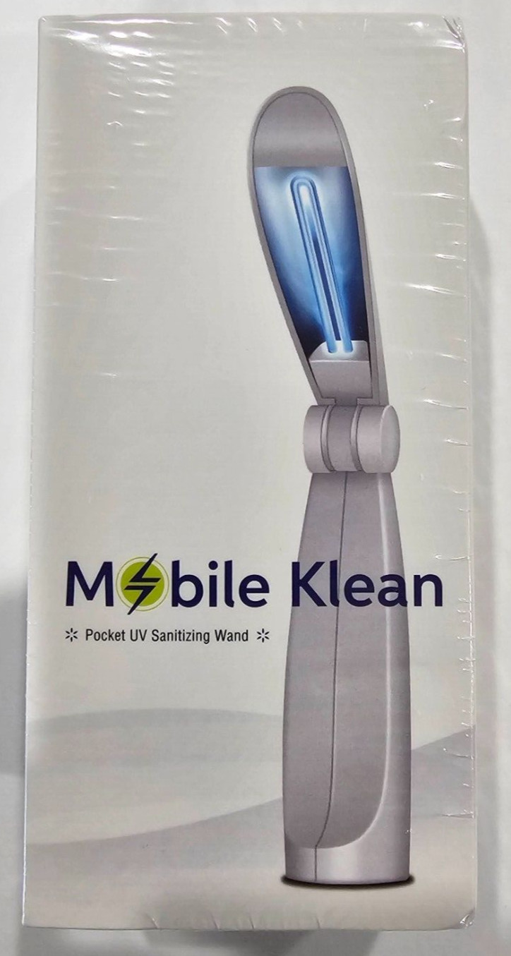 Mobile Klean Portable Sanitizing Wand- New in Wrapped Box