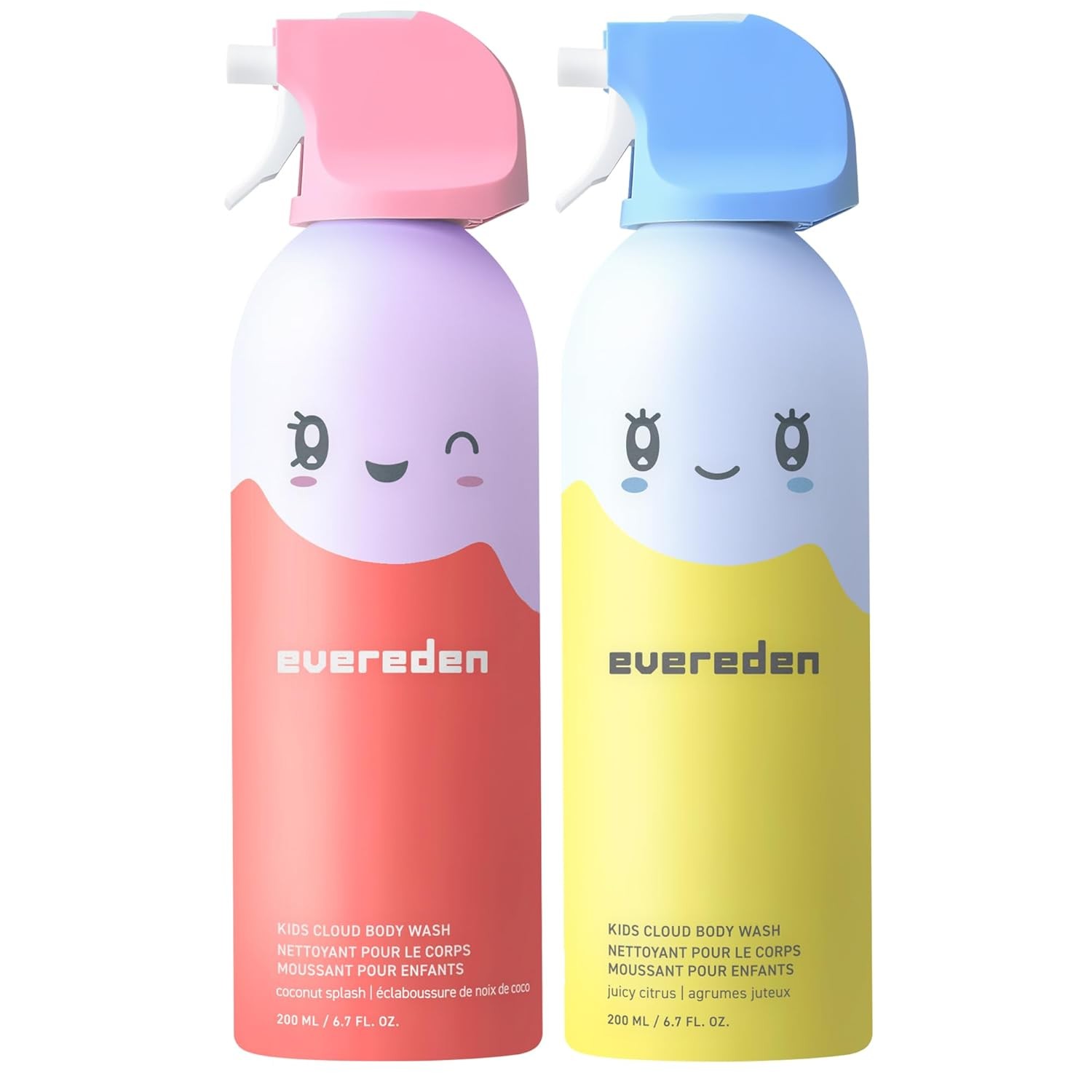 Evereden Kids Cloud Body Wash Duo – Gentle, Nourishing Toddler Body Wash for D