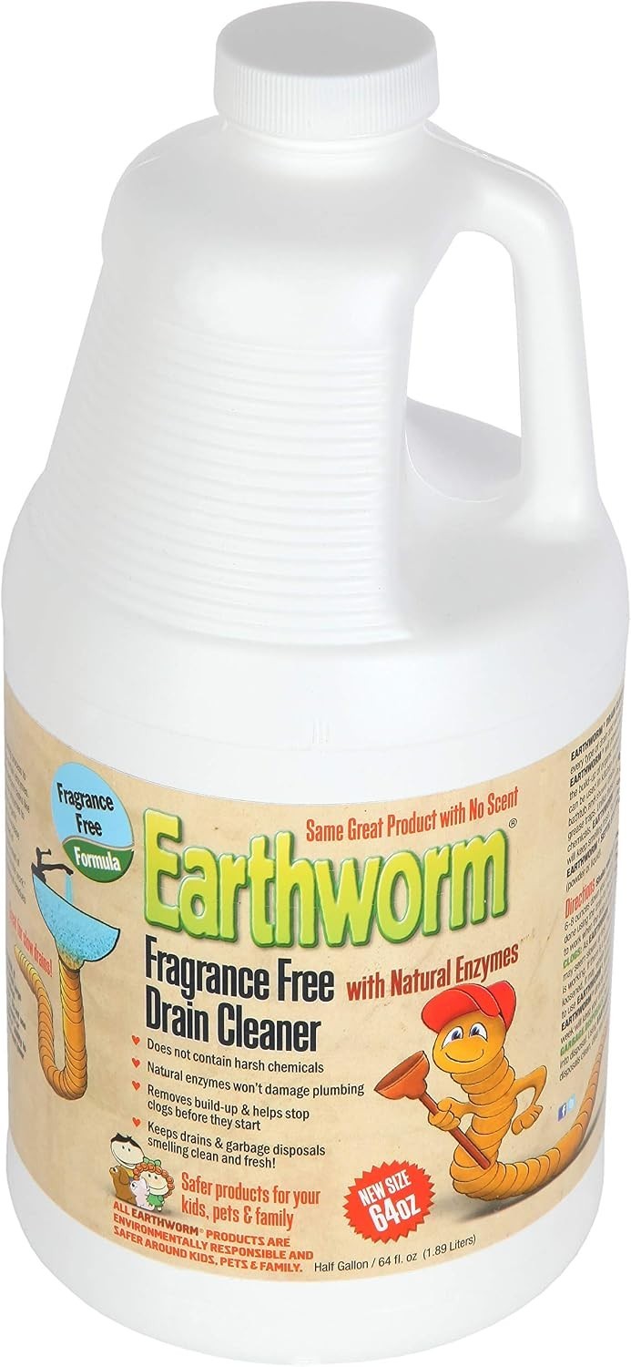 Drain Cleaner – Drain Deodorizer – Natural and Family-Safe – 64 fl oz