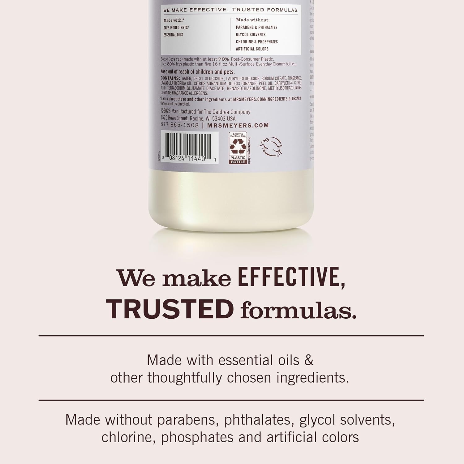 Lavender Scented Multi-Surface Everyday Cleaner – 32 Fl Oz Biodegradable Duo