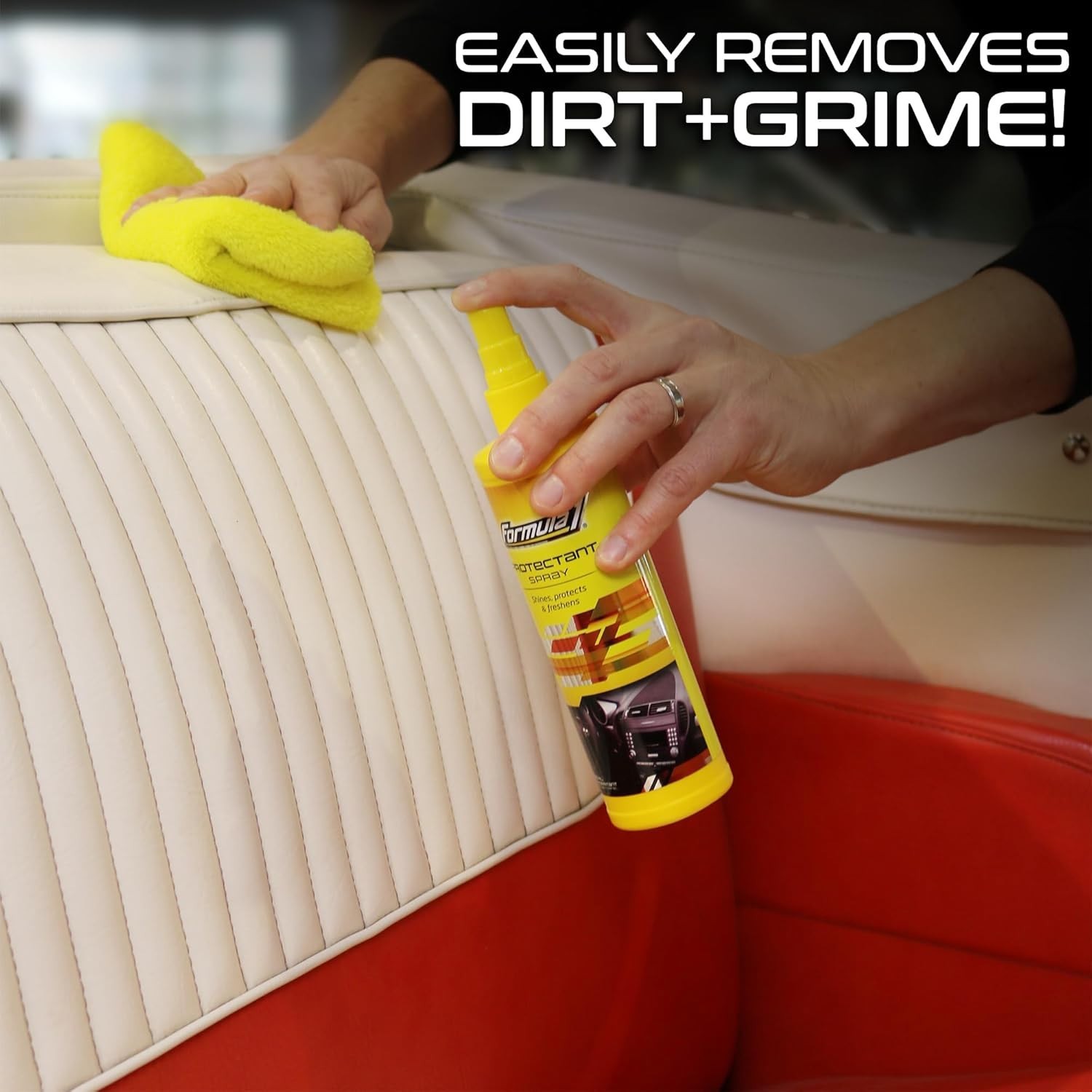 Interior Detailing Protectant Spray, Car Interior Cleaner with UV Protection,…